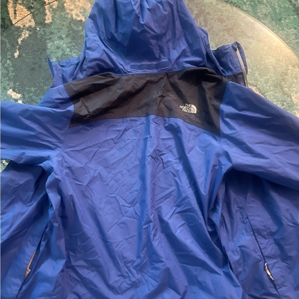 The North Face Royal Blue and Black Hooded Jacket